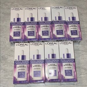 L'Oreal Paris Collagen Moisture Filler Serum - Purple and White